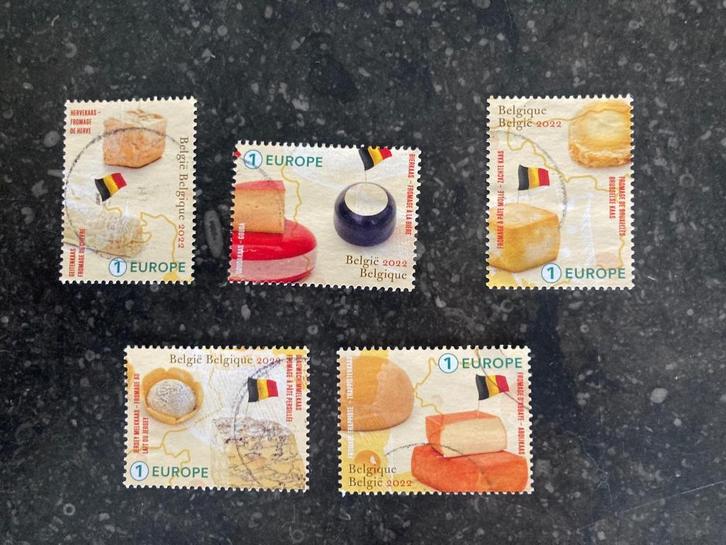 België OBP 5066/70, Postzegels en Munten, Postzegels | Europa | België, Gestempeld, Frankeerzegel, Gestempeld, Ophalen of Verzenden
