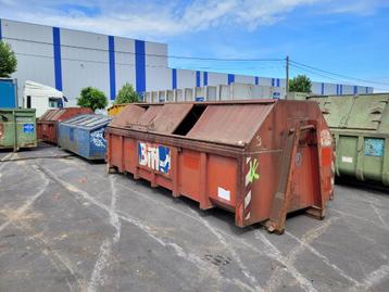 Afzet container 15M3  gesloten beschikbaar voor biedingen