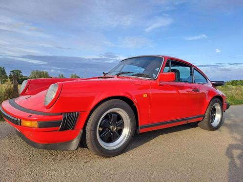 Porsche 911sc, Auto's, Porsche, Particulier, Benzine, Coupé, 2 deurs, Handgeschakeld, Rood, Zwart, Kunstmatig leder, Achterwielaandrijving