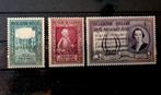 België OBP 987-989 ** 1956, Postzegels en Munten, Ophalen of Verzenden, Postfris, Postfris
