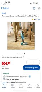 Aspirateur 3 en 1 bissel, Ophalen, Zo goed als nieuw, Reservoir, Stofzuiger
