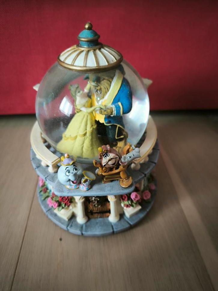 Sneeuwbol én muziekdoos 'Beauty and the Beast' Disney, Verzamelen, Disney, Ophalen