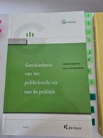 Geschiedenis van het publiekrecht en van de politiek, Boeken, Ophalen, Zo goed als nieuw, Overige niveaus, Die keure