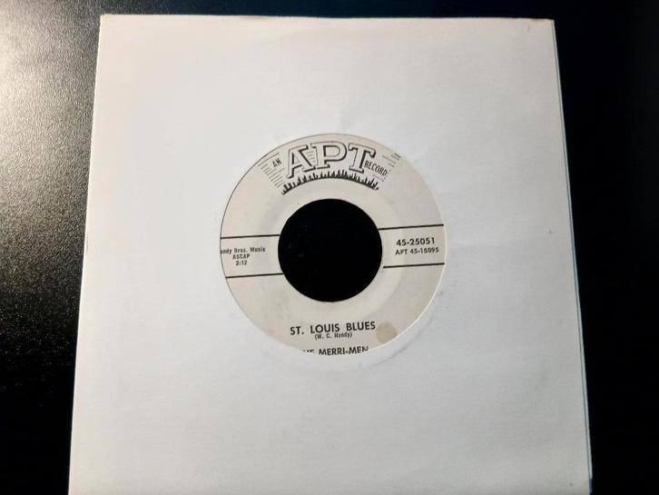 The Merri-Men ‎– St. Louis Blues ' 7 "Popcorn - Promo", Cd's en Dvd's, Vinyl Singles, Zo goed als nieuw, Single, R&B en Soul, 7 inch