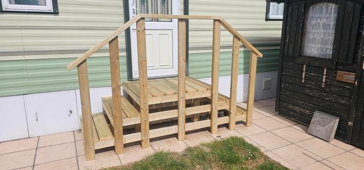 Splinternieuwe trap voor een stacaravan, Caravans en Kamperen, Stacaravans, Ophalen of Verzenden