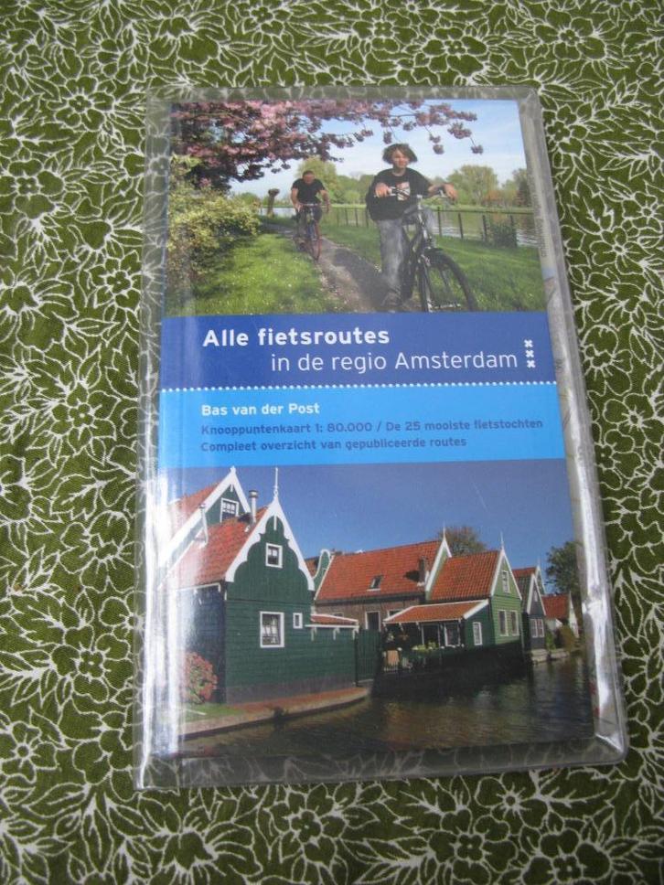 fiets 25 fietsroutes regio Amsterdam handzaam boekje + kaart, Boeken, Reisgidsen, Gelezen, Fiets- of Wandelgids, Benelux, ANWB