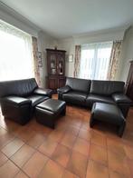lederen salon, Huis en Inrichting, Ophalen, Zo goed als nieuw, Leer