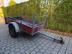Ongeremde gegalvaniseerde Enkelas Aanhangwagen 2x1 m, Auto diversen, Ophalen, Gebruikt