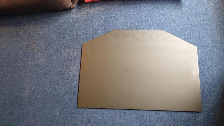 spiegel in gerookt glas, Huis en Inrichting, Woonaccessoires | Spiegels, Zo goed als nieuw, Minder dan 50 cm, Minder dan 100 cm