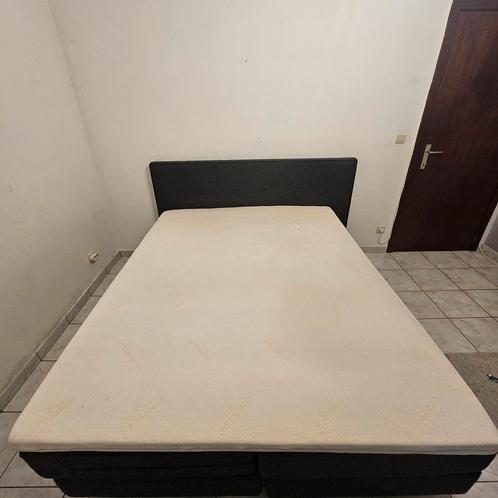 Boxspring 160 met tempur toppper, Huis en Inrichting, Slaapkamer | Boxsprings, Zo goed als nieuw, Ophalen