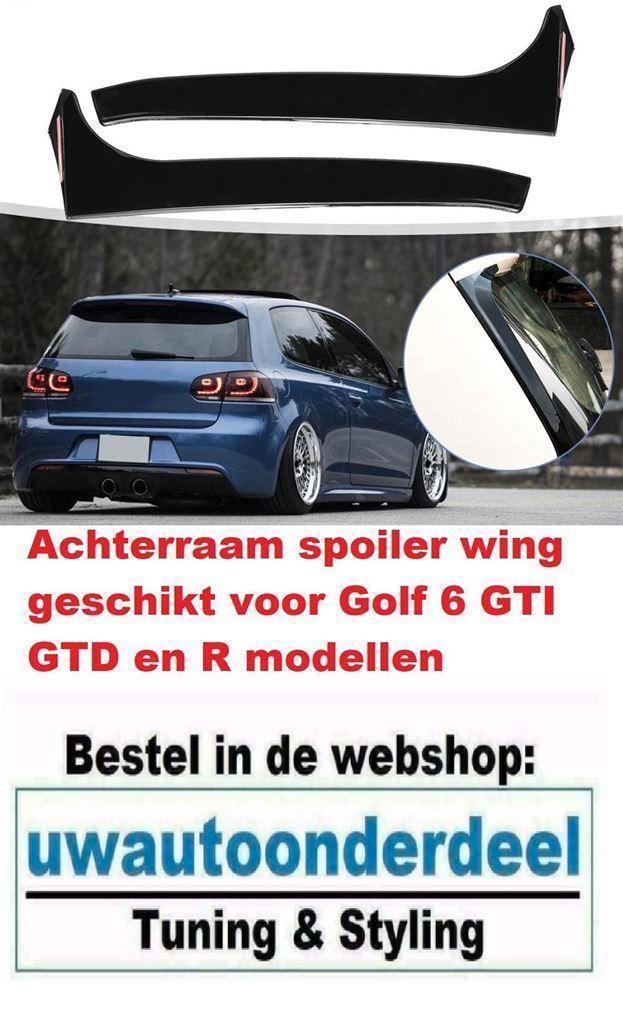 Raam Spoiler Wings Achterruit Spoiler Geschikt VW Golf 6 GTI, Autos : Divers, Tuning & Styling, Envoi