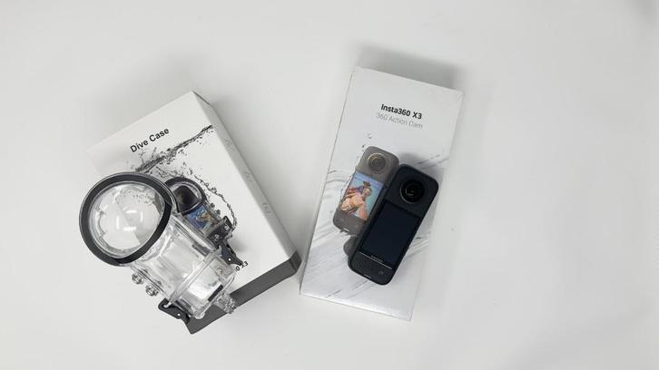Camera Insta360 X3 + Caisson de plongée, Audio, Tv en Foto, Actiecamera's, Zo goed als nieuw, Overige merken, Ophalen