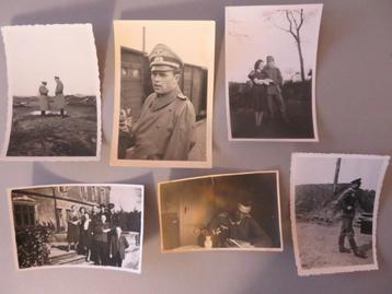23 photos originales, officiers allemands, soldats de la Sec