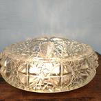 Vintage plafonniere retro Mid Century glazen plafondlamp 403, Ophalen of Verzenden, Gebruikt, Glas