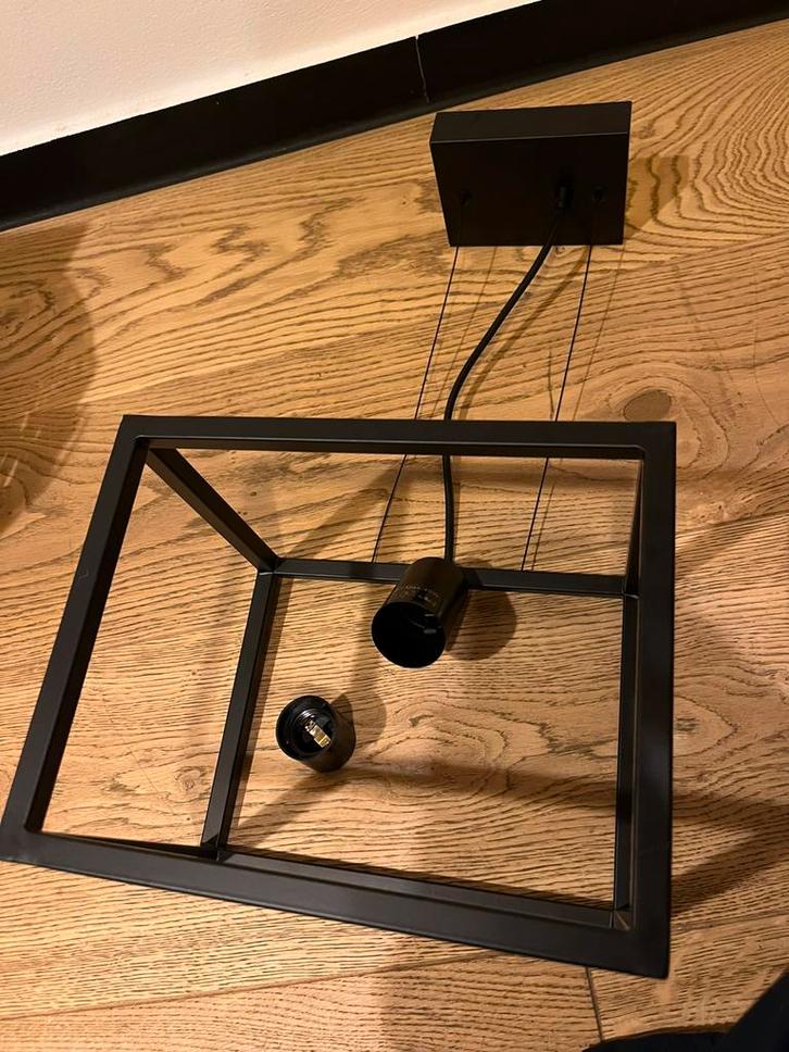 Hanglamp kubus, Maison & Meubles, Lampes | Suspensions, Utilisé, 50 à 75 cm, Synthétique, Métal, Enlèvement