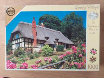 puzzel 1000 st - Falcon - country cottages beschikbaar voor biedingen