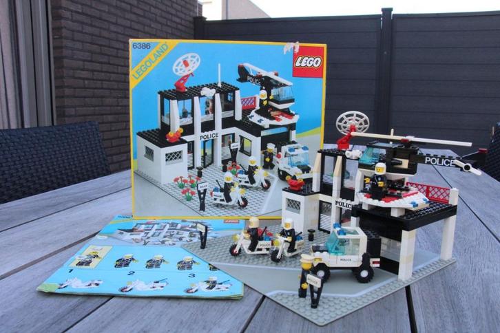 LEGO 6386 Police Command Base, Kinderen en Baby's, Speelgoed | Duplo en Lego, Gebruikt, Lego, Complete set, Ophalen of Verzenden