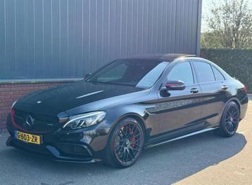 Mercedes-Benz C-klasse c63s 4.0 375kw speedshift 2015 zwart, Autos, Achat, Particulier, Classe C, Noir
