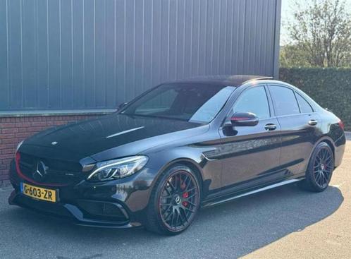 Mercedes-Benz C-klasse c63s 4.0 375kw speedshift 2015 zwart, Auto's, Mercedes-Benz, Particulier, C-Klasse, Zwart, Ophalen