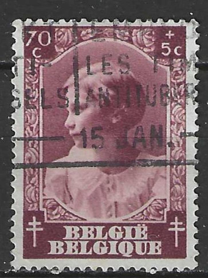 Belgie 1937 - Yvert/OBP 462 - Josephine-Charlotte (ST), Postzegels en Munten, Postzegels | Europa | België, Koninklijk huis, Gestempeld