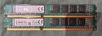 memoire ram low profile  ddr3 1600mhz 4gb x 2 kingston occas, Enlèvement ou Envoi, DDR3, Desktop, 4 GB