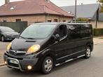 Opel Vivaro long 2.0L dubbelecabin, Auto's, Monovolume, Vivaro, 4 cilinders, Zwart