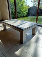 gratis? uit sterfgeval :moderne salontafel, Huis en Inrichting, Tafels | Salontafels, Ophalen, 100 tot 150 cm, 50 tot 100 cm, Zo goed als nieuw