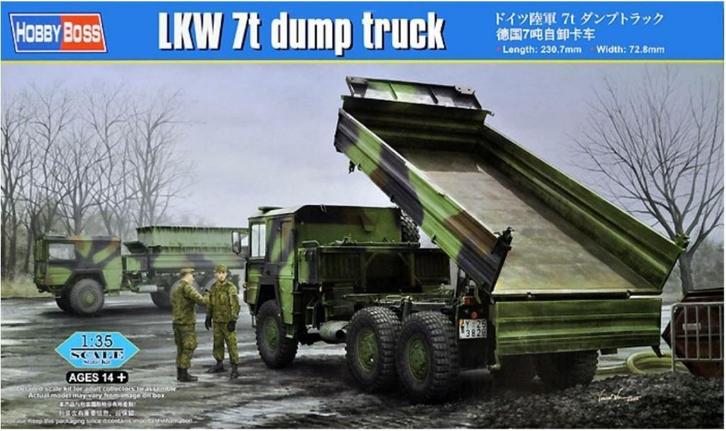 HOBBY BOSS 85520 LKW 7t dump truck échelle 1/35, Hobby en Vrije tijd, Modelbouw | Auto's en Voertuigen, Nieuw, Truck, 1:32 tot 1:50