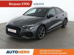 Audi A3 30 TFSI S line (bj 2023, automaat), Auto's, 4 deurs, Gebruikt, Euro 6, Grijs