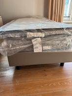 Luxe 1 persoons boxspring, Huis en Inrichting, Ophalen, Eenpersoons, Bruin, Nieuw