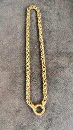 Gouden halsketting, Handtassen en Accessoires, Kettingen, Ophalen, Gebruikt, Goud