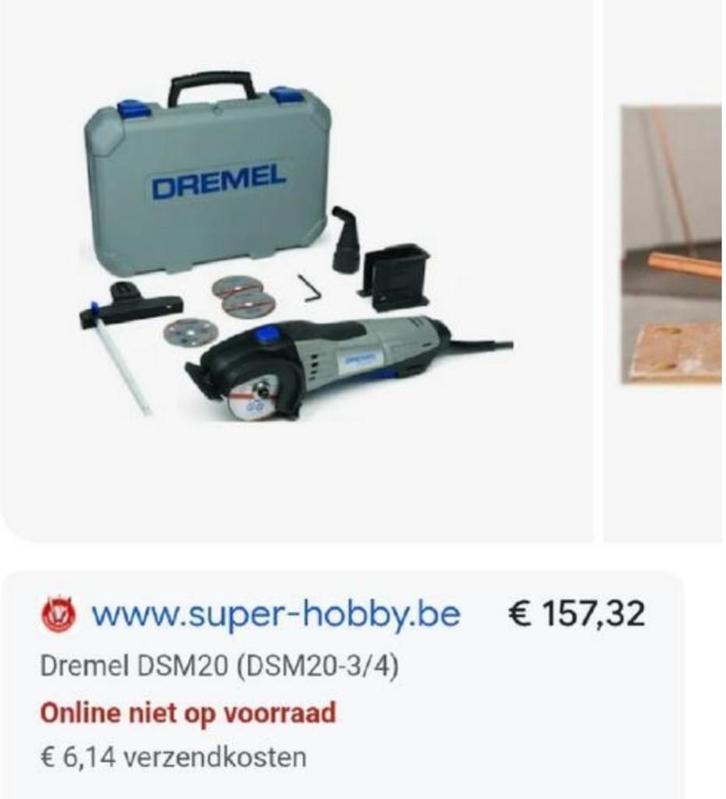 Dremel DSM, Bricolage & Construction, Outillage | Pièces de machine & Accessoires, Comme neuf, Enlèvement