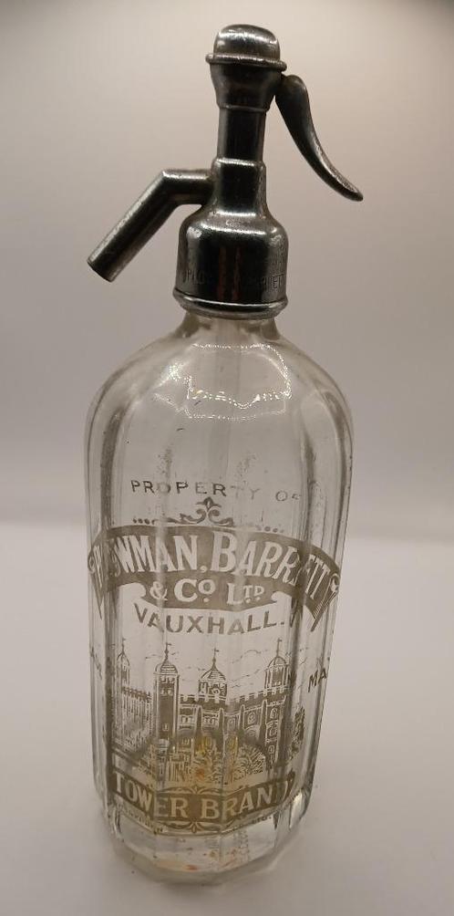 SIPHON Plowman, Barrett & Co. LT.P. - Vauxhall - Tower Brand, Antiek en Kunst, Curiosa en Brocante, Ophalen of Verzenden
