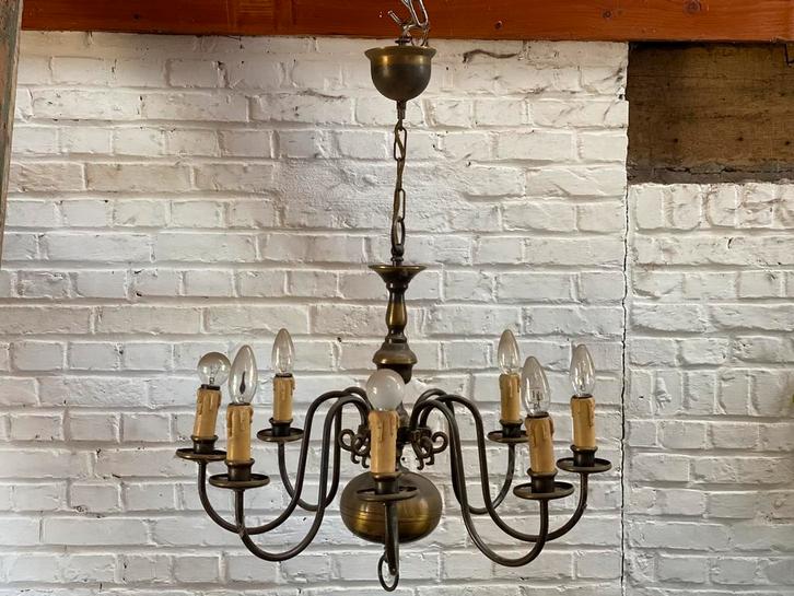 Vintage kroonluchter, Huis en Inrichting, Lampen | Kroonluchters, Ophalen