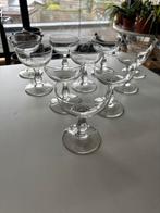 10 Mondgeblazen kristallen glazen ( perfecte staat ), Antiek en Kunst, Ophalen