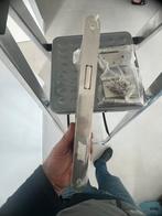 Insteekslot met sluitplaat en  scharnieren (x10), Doe-het-zelf en Bouw, Hang- en Sluitwerk, Ophalen, Zo goed als nieuw, Inox, Slot