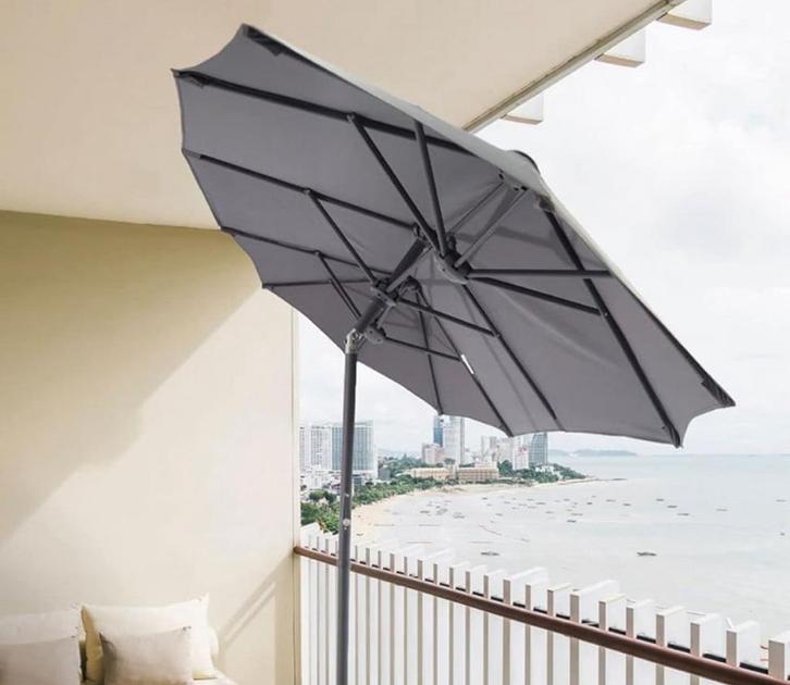 Parasol Schneider gris anthracite 300x150, Jardin & Terrasse, Parasols, Enlèvement