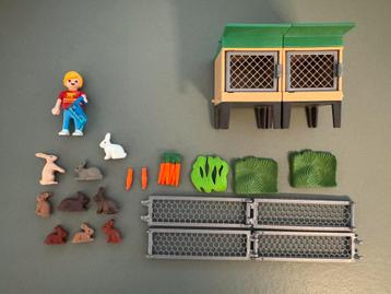Playmobil Country 6140 Kind met konijnenhok en hok beschikbaar voor biedingen