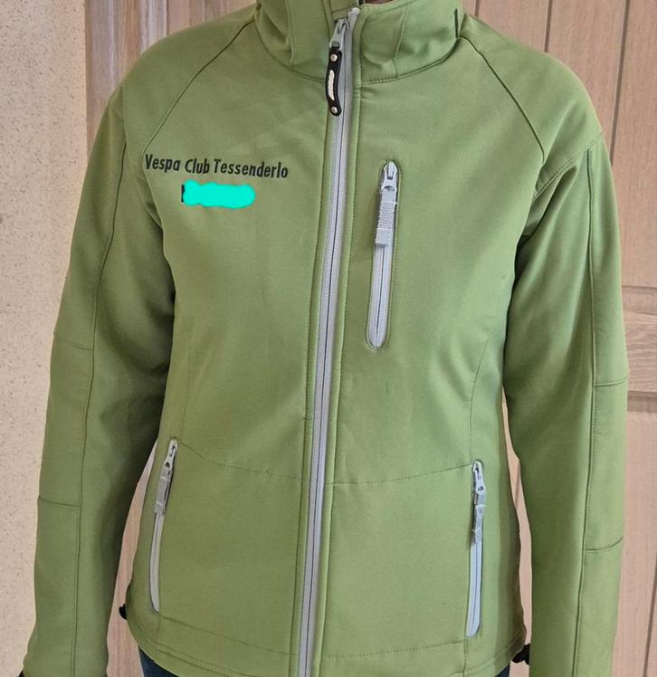 Vespa club Looi groene softshell damesjas maat S, Motoren, Kleding | Motorkleding, Jas | textiel, Dames, Nieuw zonder kaartje