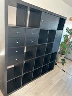 Zwarte Ikea Kallax/Expedit Kast 25 vakken, Ophalen, Gebruikt