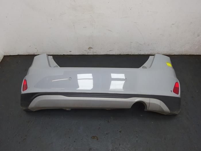 Achterbumper van een Ford Fiesta, Auto-onderdelen, Carrosserie, Bumper, Ford, Gebruikt, 3 maanden garantie, Ophalen of Verzenden