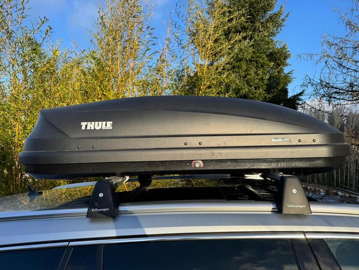 Coffre de toit Thule pacific 200 anthracite, Auto diversen, Dakkoffers, Zo goed als nieuw, Ophalen