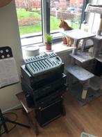 Mengpaneel met versterker en boxen, Muziek en Instrumenten, Mengpanelen, Ophalen, Gebruikt, 5 tot 10 kanalen, Microfooningang