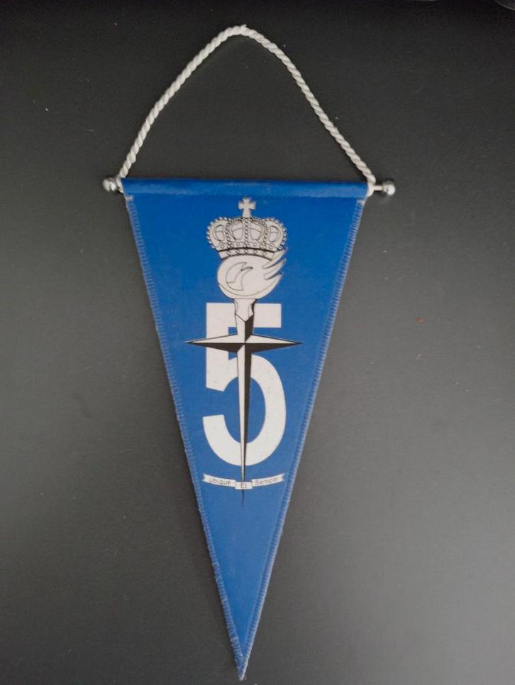 5 T.Tr. Wimpel, Verzamelen, Militaria | Algemeen, Landmacht, Embleem of Badge, Ophalen of Verzenden