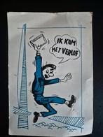 Vintage postkaart - verlof in het leger, Verzamelen, Postkaarten | België, Ophalen of Verzenden, 1960 tot 1980, Ongelopen