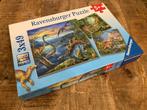 Dino puzzels - 3x 49 stukken - Ravensburger 5+, Ophalen of Verzenden, 10 tot 50 stukjes, Zo goed als nieuw, 4 tot 6 jaar
