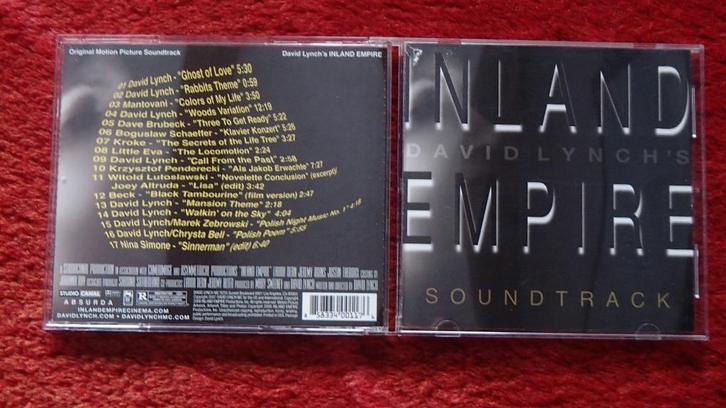 David Lynch Inland Empire soundtrack CD - zeldzaam!, CD & DVD, CD | Musiques de film & Bandes son, Comme neuf, Envoi