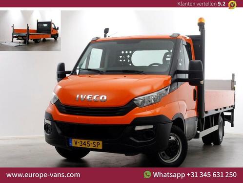 Iveco Daily 35C14 136pk Euro6 Open Laadbak met laadklep en t, Auto's, Bestelwagens en Lichte vracht, Bedrijf, ABS, Airconditioning