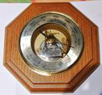 Baromètre en bois hexagonal, ne fonctionne plus bien, 20 cm, Ophalen of Verzenden, Niet werkend, Barometer