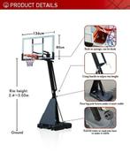 Pegasi Dunk pro basketbalpaal GERESERVEERD, Sport en Fitness, Basketbal, Ophalen, Gebruikt, Ring, Bord of Paal